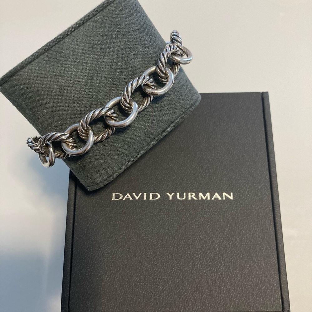 12mm David Yurman Oval Link Chain Bracelet